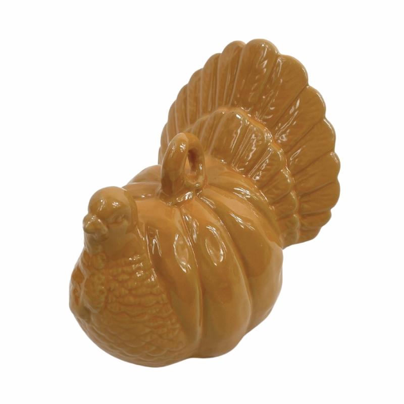 Sculptures & Figurines |   Turkey-Pumpkin Figurine – Brown Home Accents Sculptures & Figurines