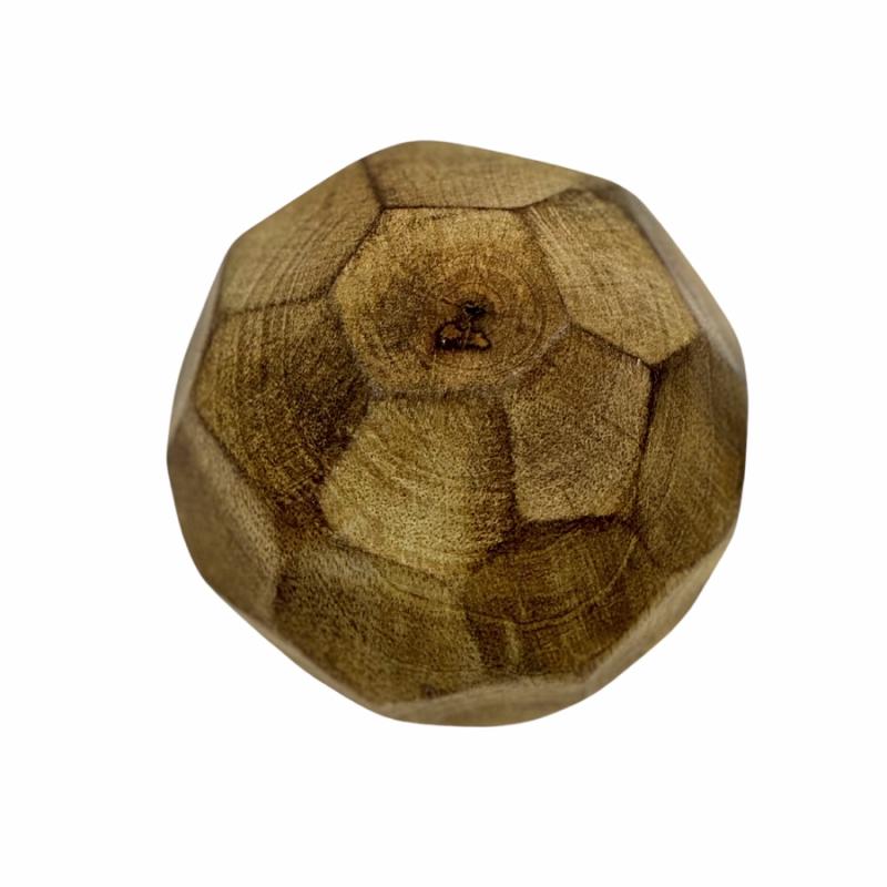 Sculptures & Figurines |   Wooden Geometrical Ball Home Accents Sculptures & Figurines