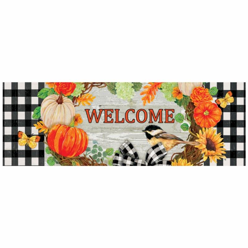 Signature Signs |   Pumpkin Wreath Signature Sign Signature Signs Signature Signs