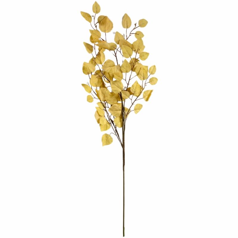 Stems, Bushes, Picks & Garlands |   34" Fall Leaves Bush – Beige Fall Floral & Crafts Fall Floral & Crafts