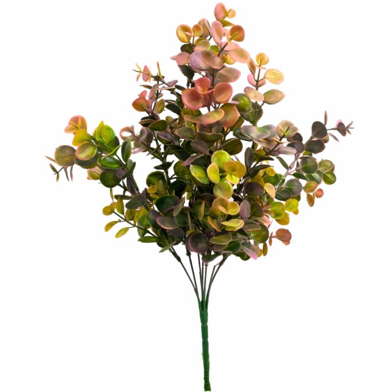 Stems, Bushes, Picks & Garlands |   Mauve And Green Eucalyptus Bush Floral Stems, Bushes, Picks & Garlands