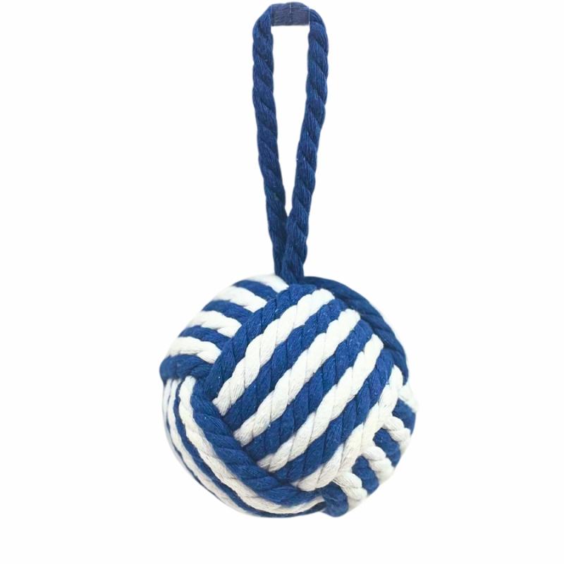 Tabletop Decor |   4" Woven Nautical Rope Ball Home Accents Tabletop Decor