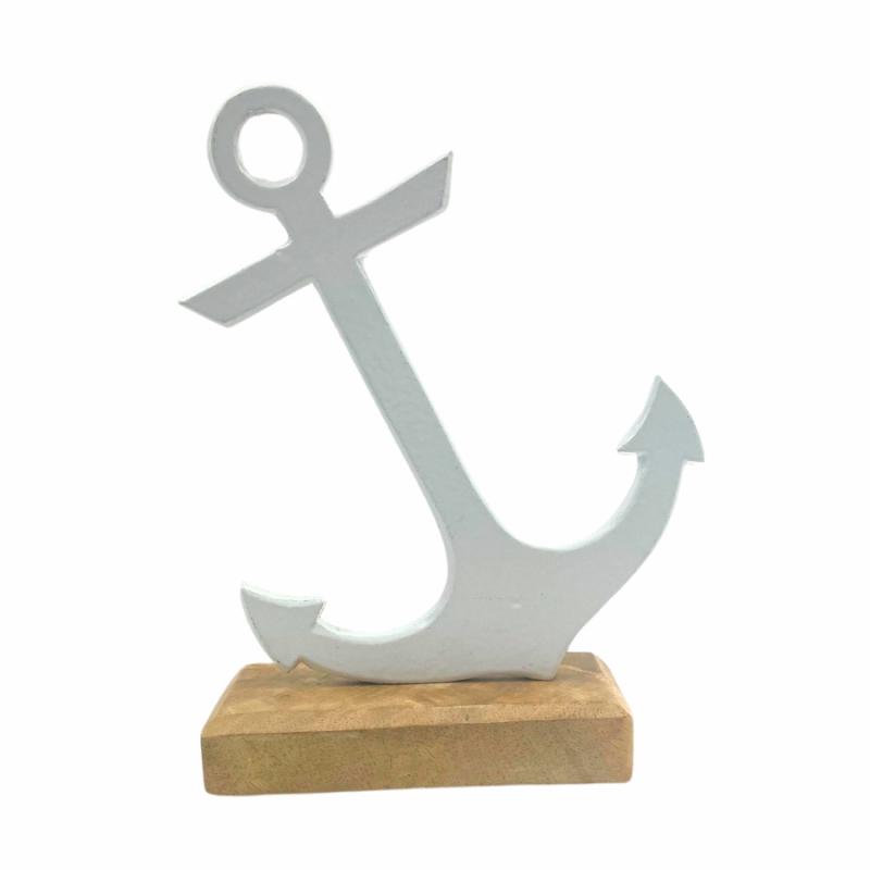 Tabletop Decor |   White Anchor Tabletop Decor Home Accents Tabletop Decor