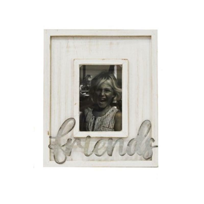 Tabletop Decor |   Whitewashed Photo Frame – Friends Home Accents Tabletop Decor