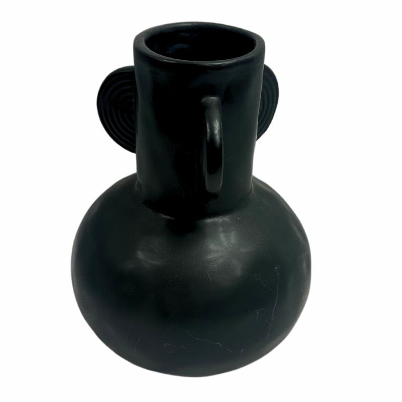 Vases & Urns |   7.5" Boho Vase – Black Home Decor Vases & Urns