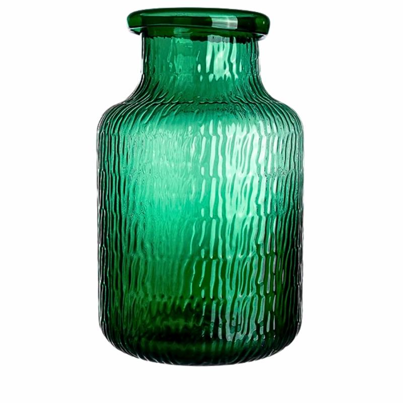 Vases & Urns |   Green Textured Vase Home Decor Vases & Urns