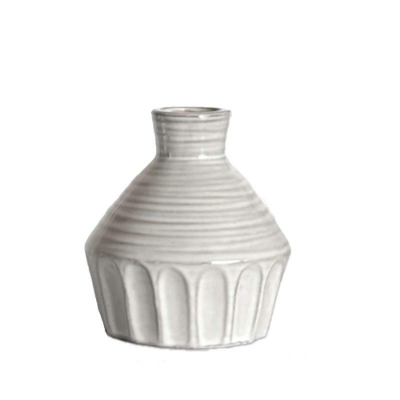 Vases & Urns |   5.51" White Bud Vase Home Decor Vases & Urns