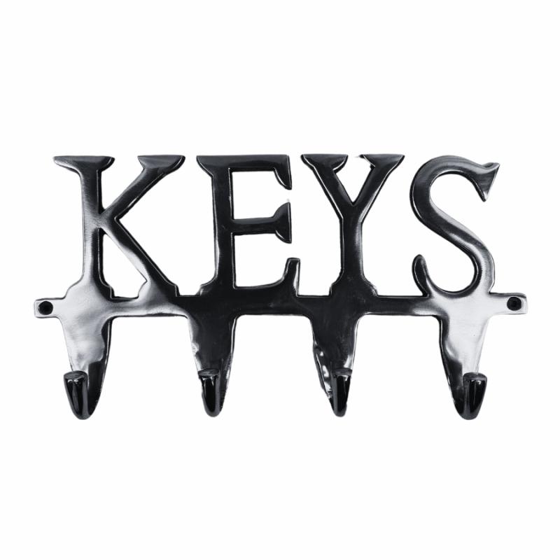 Wall Decor |   Keys Hanging Sign With Hooks Home Accents Wall Decor