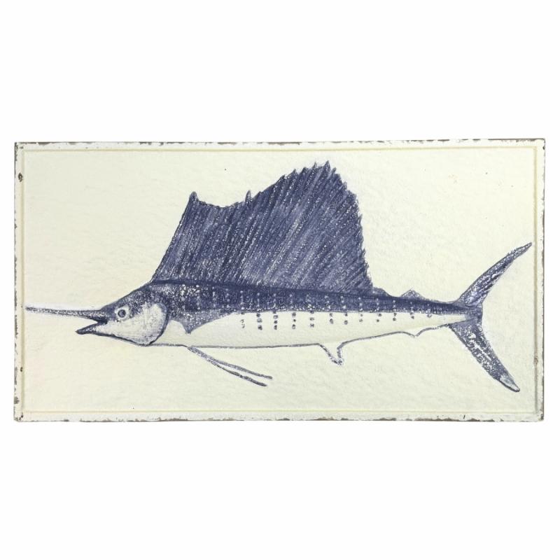 Wall Decor |   Metal Swordfish Wall Art Home Accents Wall Decor