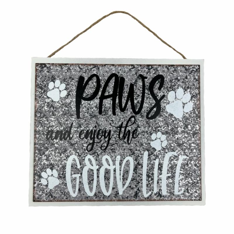 Wall Decor |   Paws & Enjoy The Good Life Wall Hanging Home Accents Wall Decor