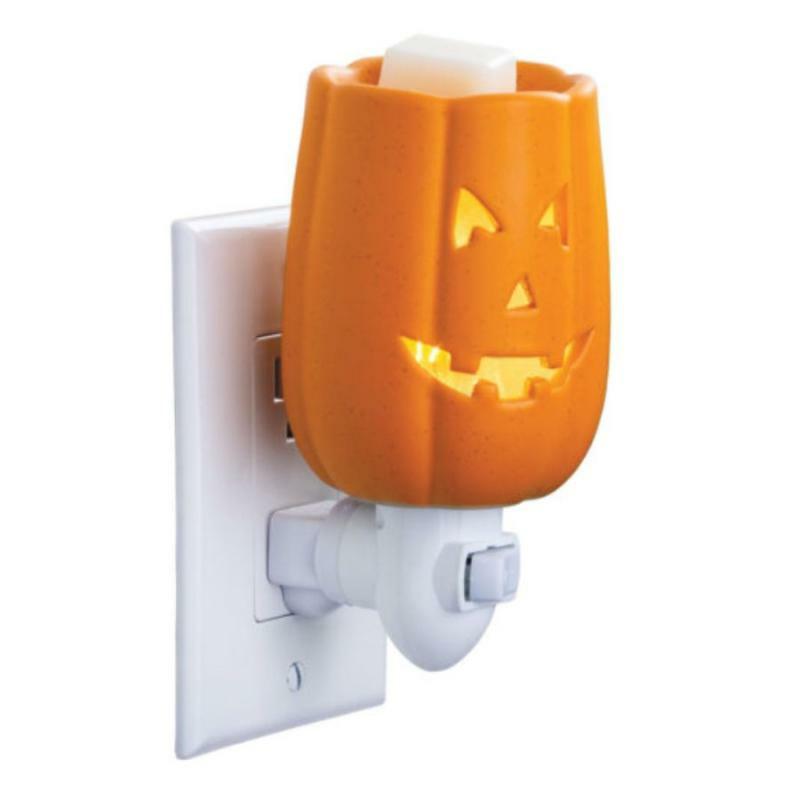 Warmers & Diffusers |   Jack O’ Lantern Pluggable Fragrance Warmer Candles & Fragrance Warmers & Diffusers