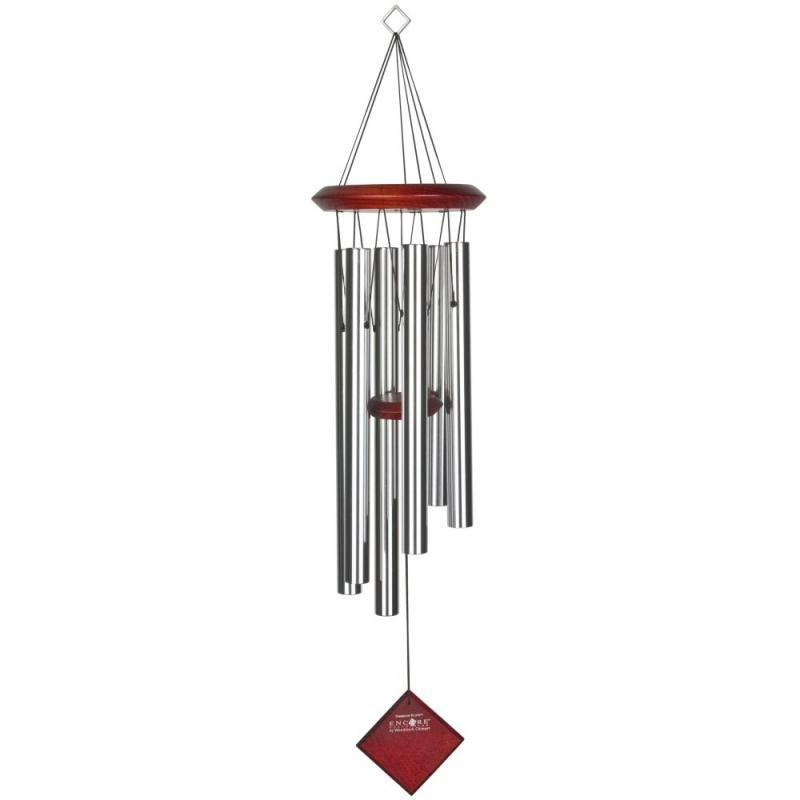 Windchimes |   27" Chimes Of Pluto Windchime – Silver Lawn & Garden Windchimes