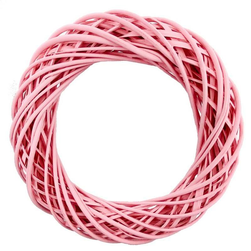 Wreath Forms |   16" Vine Wreath – Pink Crafting Wreath Forms