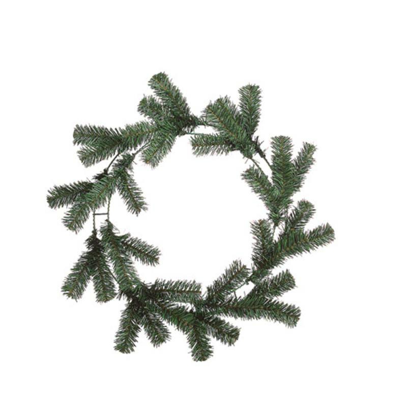 Wreath Forms |   Work Wreath, 24" Dark Green Pine Crafting Wreath Forms