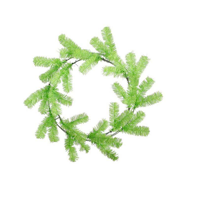 Wreath Forms |   Work Wreath, 24" Lime Green Pine Crafting Wreath Forms