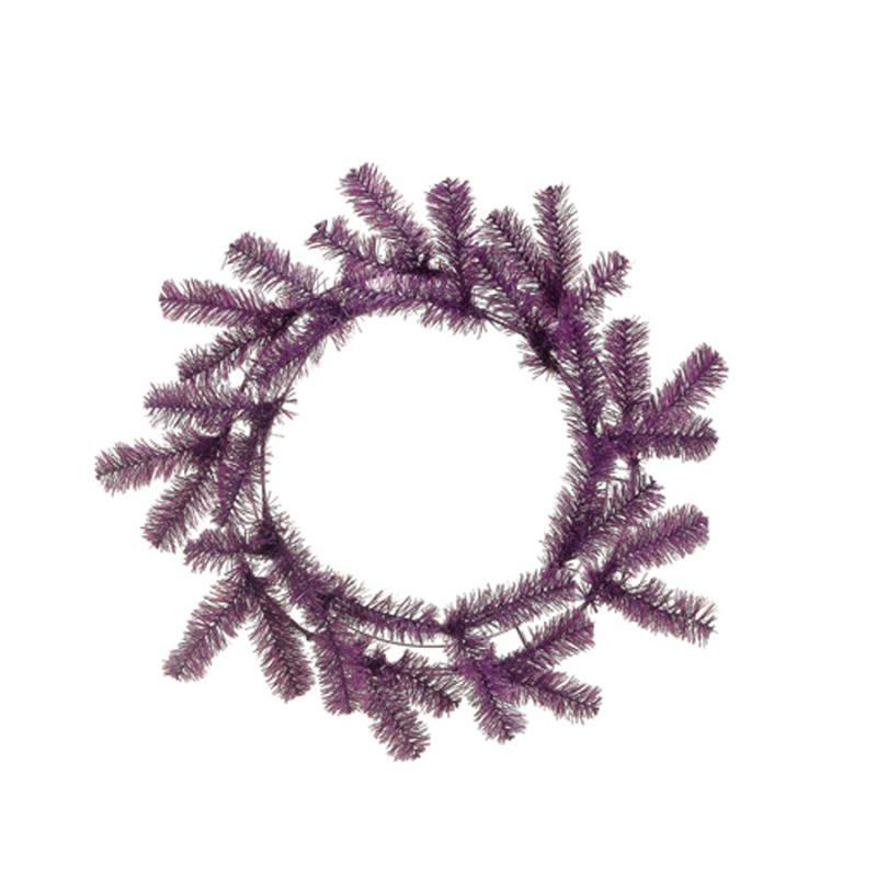 Wreath Forms |   Work Wreath, 24" Purple Pine Crafting Wreath Forms