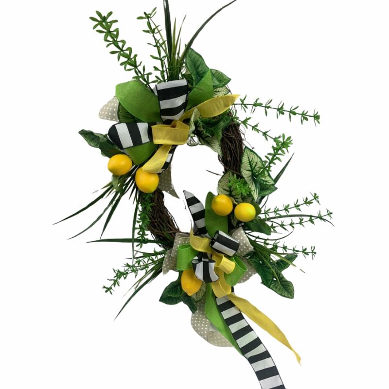 Wreaths, Arrangements & Trees |   Lemon Wreath Floral Wreaths, Arrangements & Trees