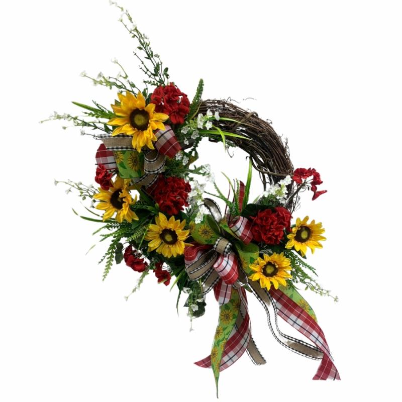 Wreaths, Arrangements & Trees |   Summer Wreath Floral Wreaths, Arrangements & Trees