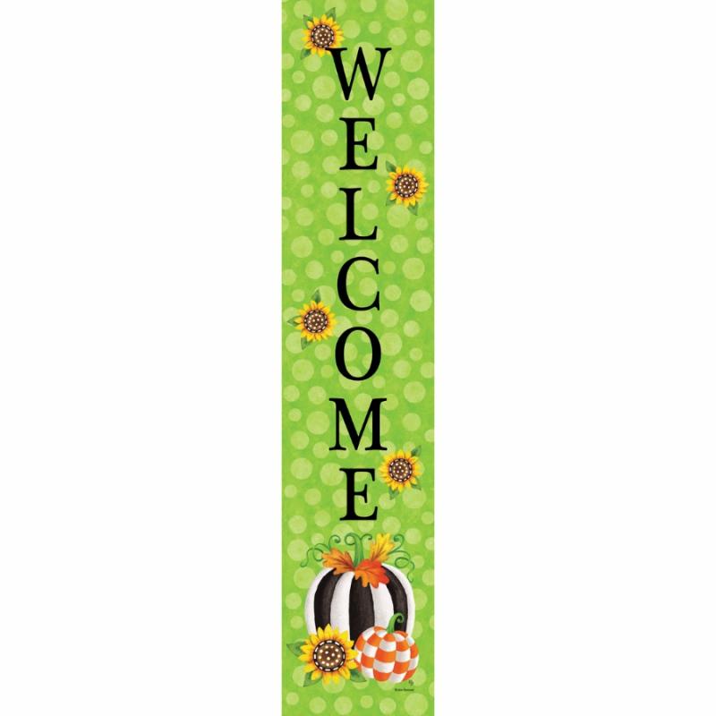 Yard Expression Signs |   Stiped Pumpkin Yard Expression Sign Yard Accessories Yard Expression Signs