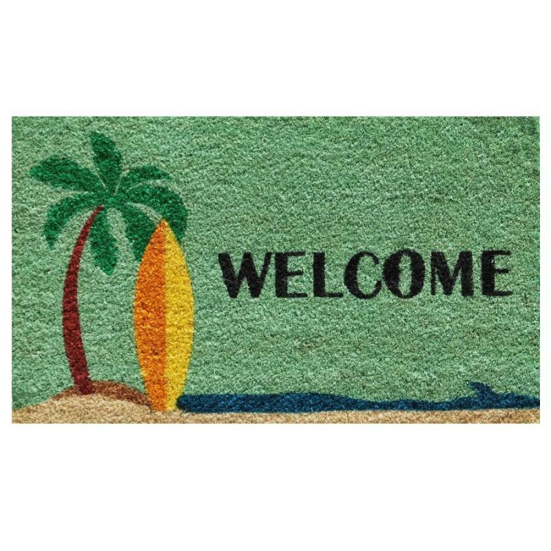 Coir Doormats |   Palm Tree Welcome Coir Doormats Coir Doormats