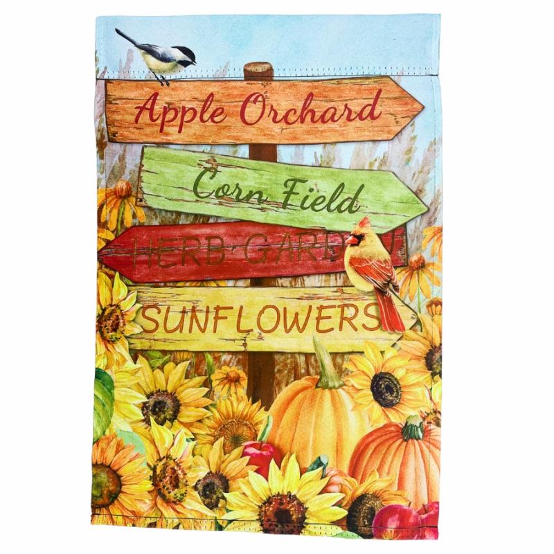 Garden Flags |   Fall Farm Signs Garden Flag Flags Garden Flags