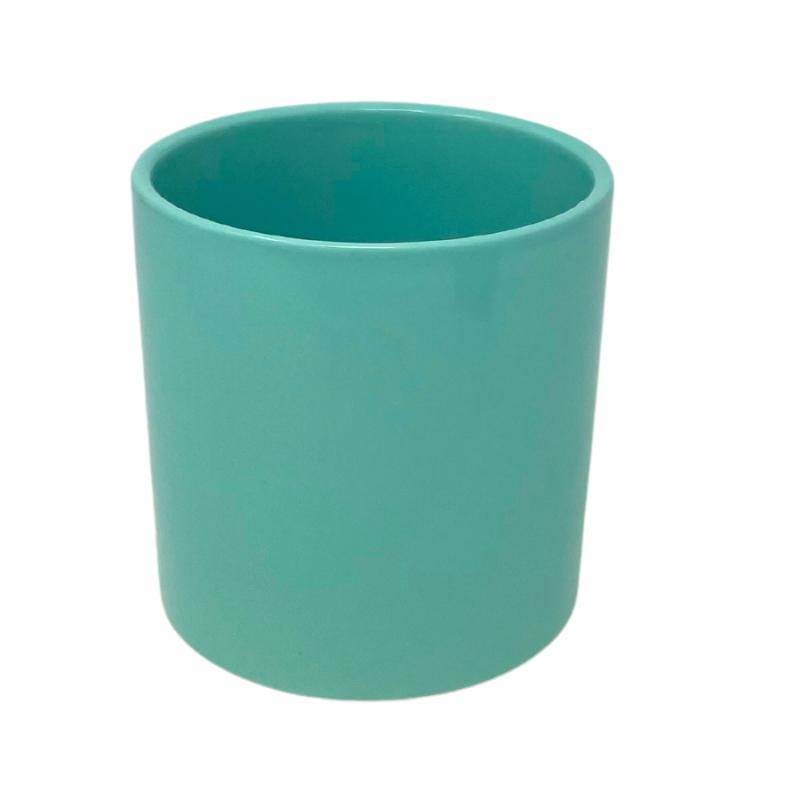 Pots And Planters |   4.5" Blue Cylinder Flower Pot Lawn & Garden Pots And Planters