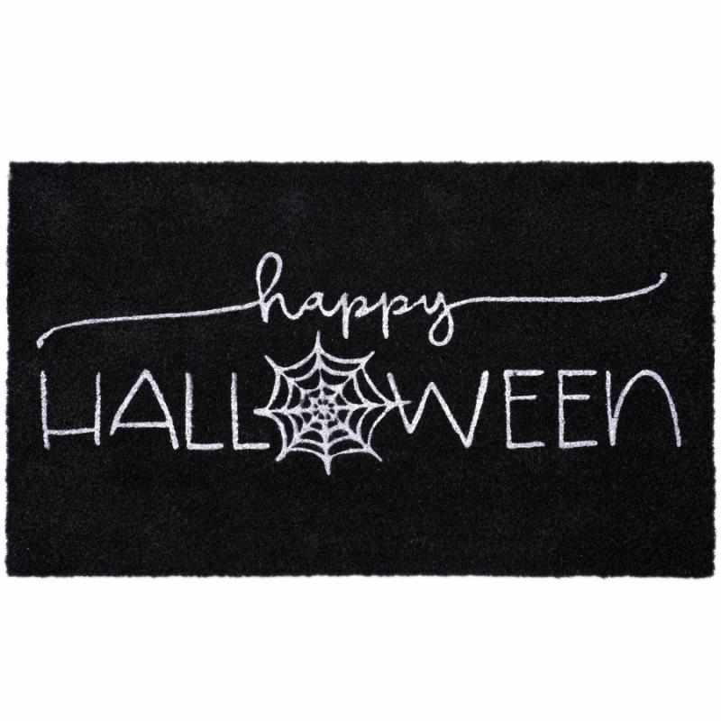 Coir Doormats |   Happy Halloween On Black Coir Doormats Coir Doormats