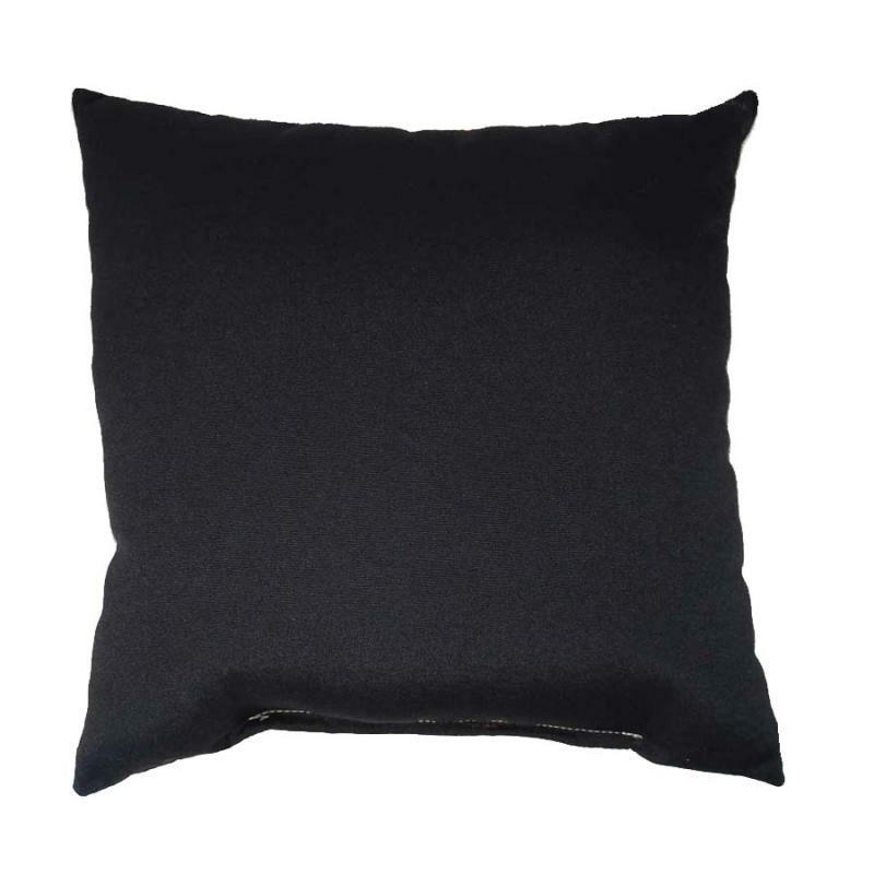 Outdoor Pillows |   17" Veranda Black Outdoor Pillow Outdoor Living Outdoor Pillows